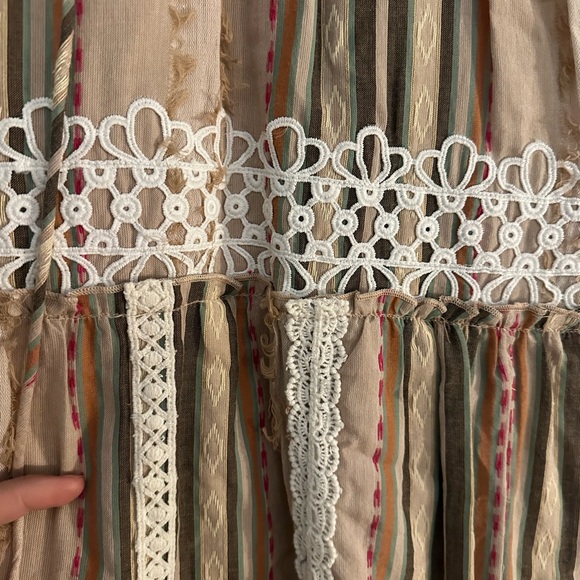 Hemant and Nandita 100% Cotton Made in India Maxi Dress- size medium! - Picture 4 of 6